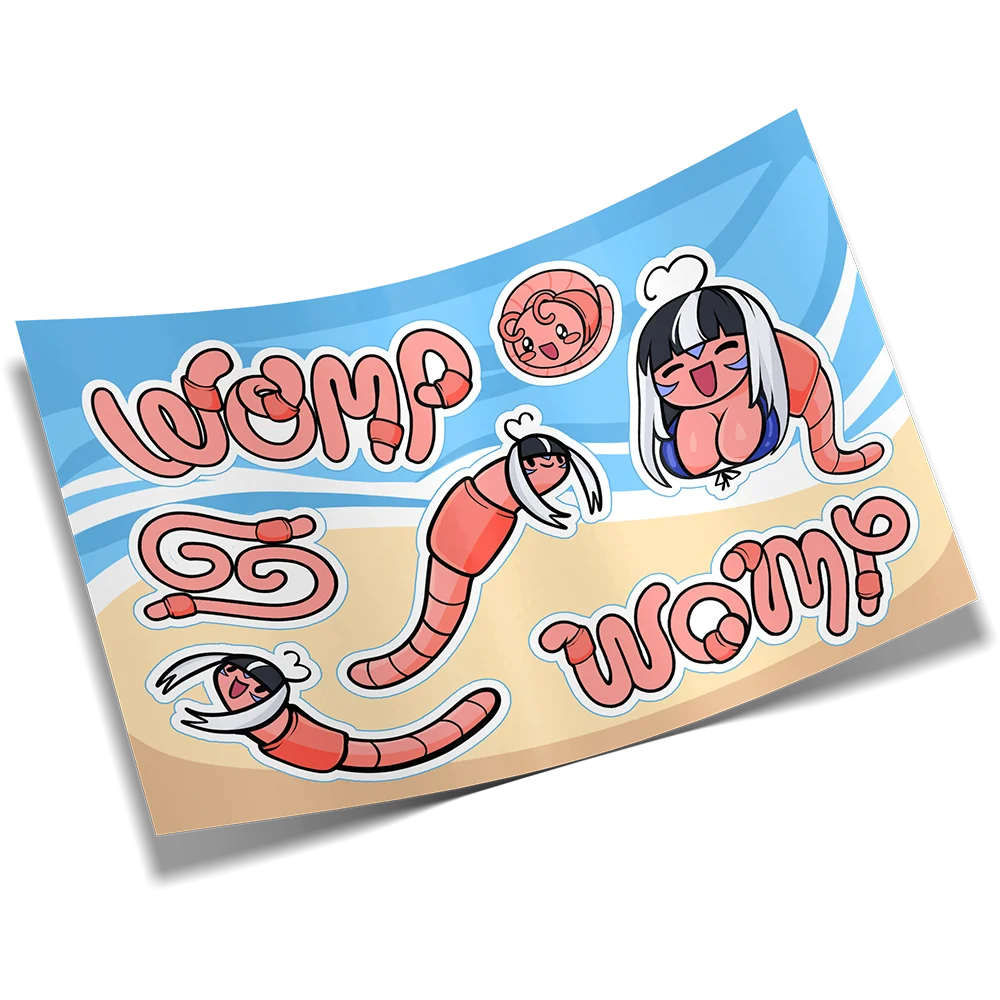 Creator Cups x Shylily: Wormlily Sticker Sheet