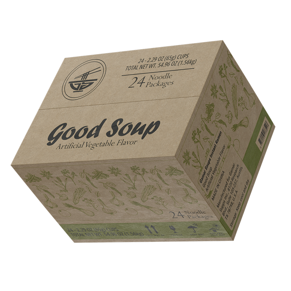 Gamer Soups Instant Noodles - GOOD (24 Cup Box) - Image 5