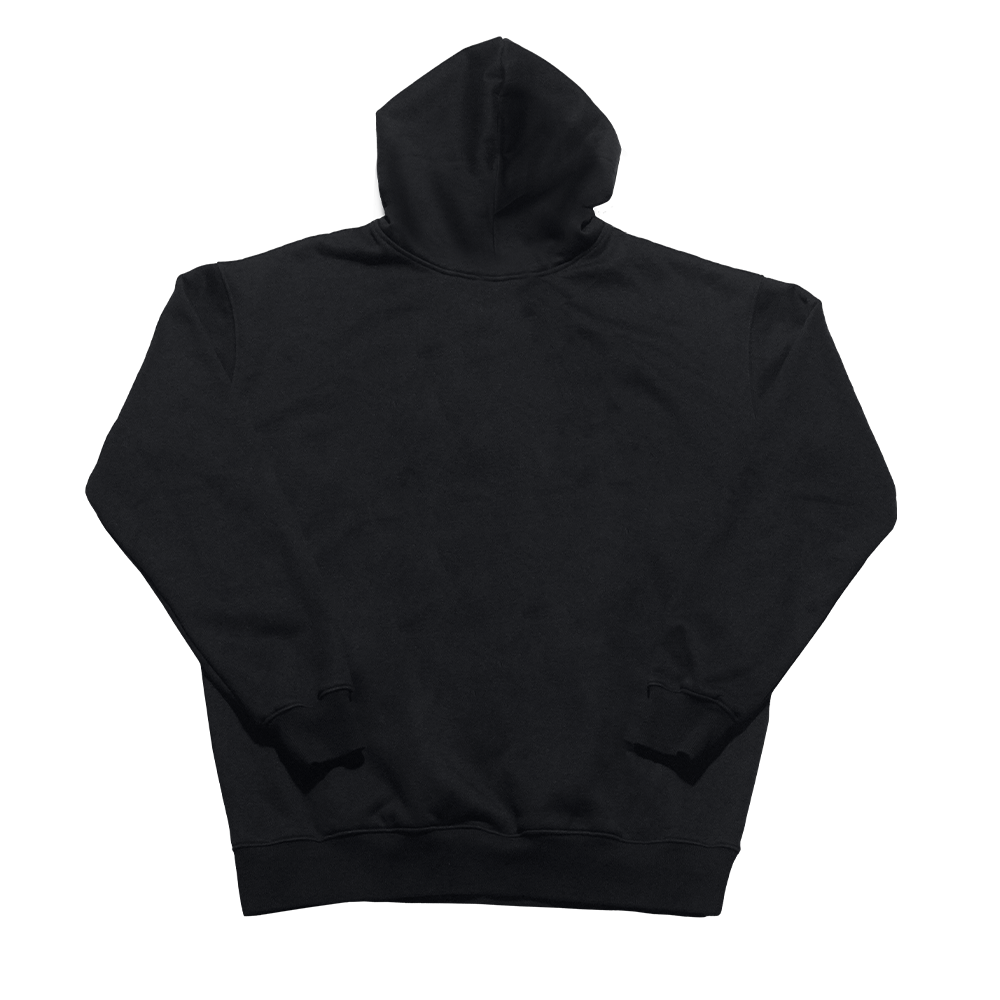 Black Embossed Hoodie - Image 3