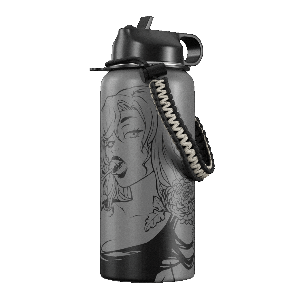 Waifu Jugs x PaymoneyWubby: Linework Metal Jug - Image 2