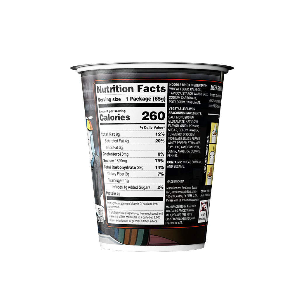 Gamer Soups Instant Noodles - Good Soup (Single Cup) - Image 4
