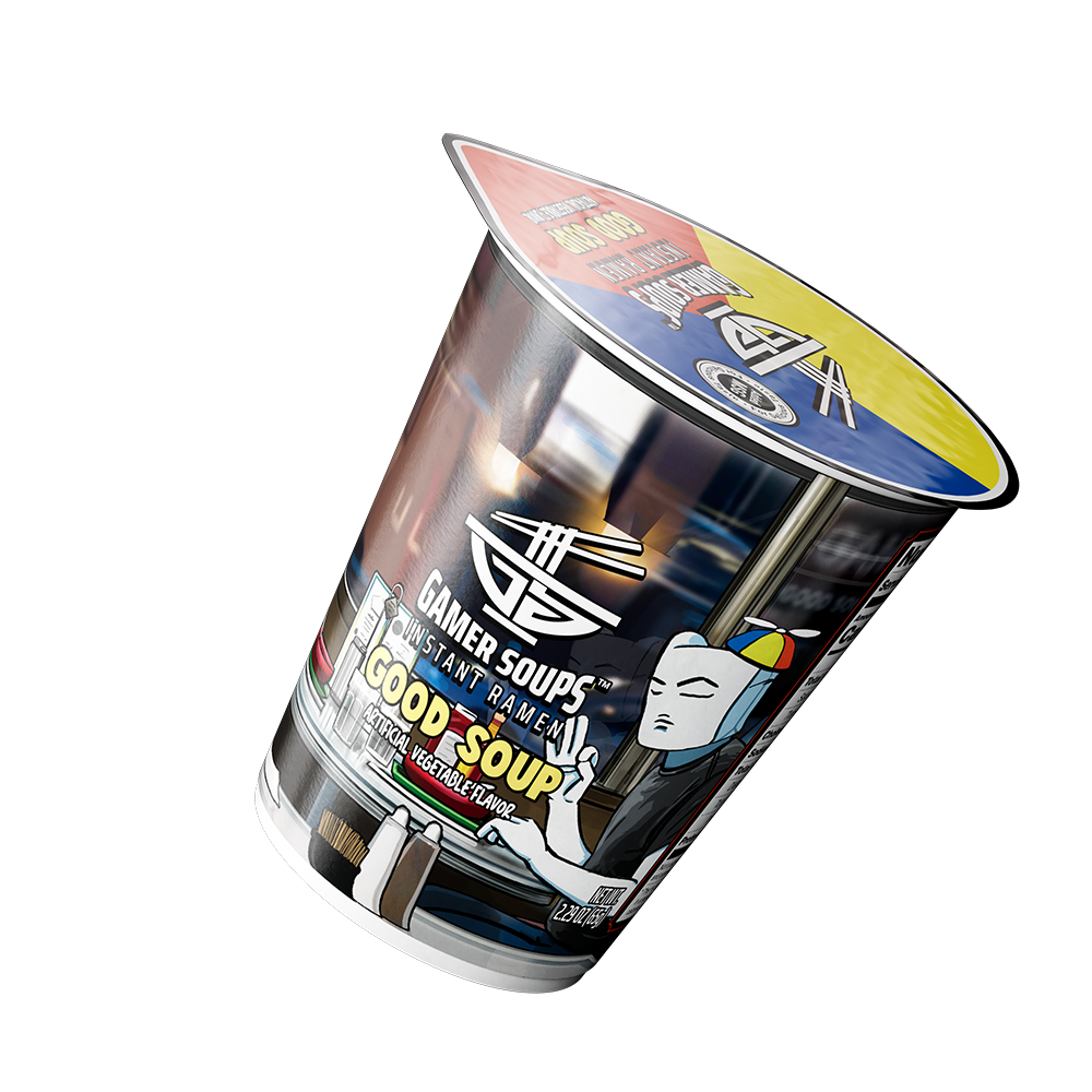 Gamer Soups Instant Noodles - Good Soup (Single Cup) - Image 5