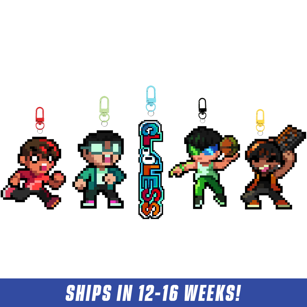 PIXEL CUPS x Clooless: Acrylic Keychain Blind Box - Image 2