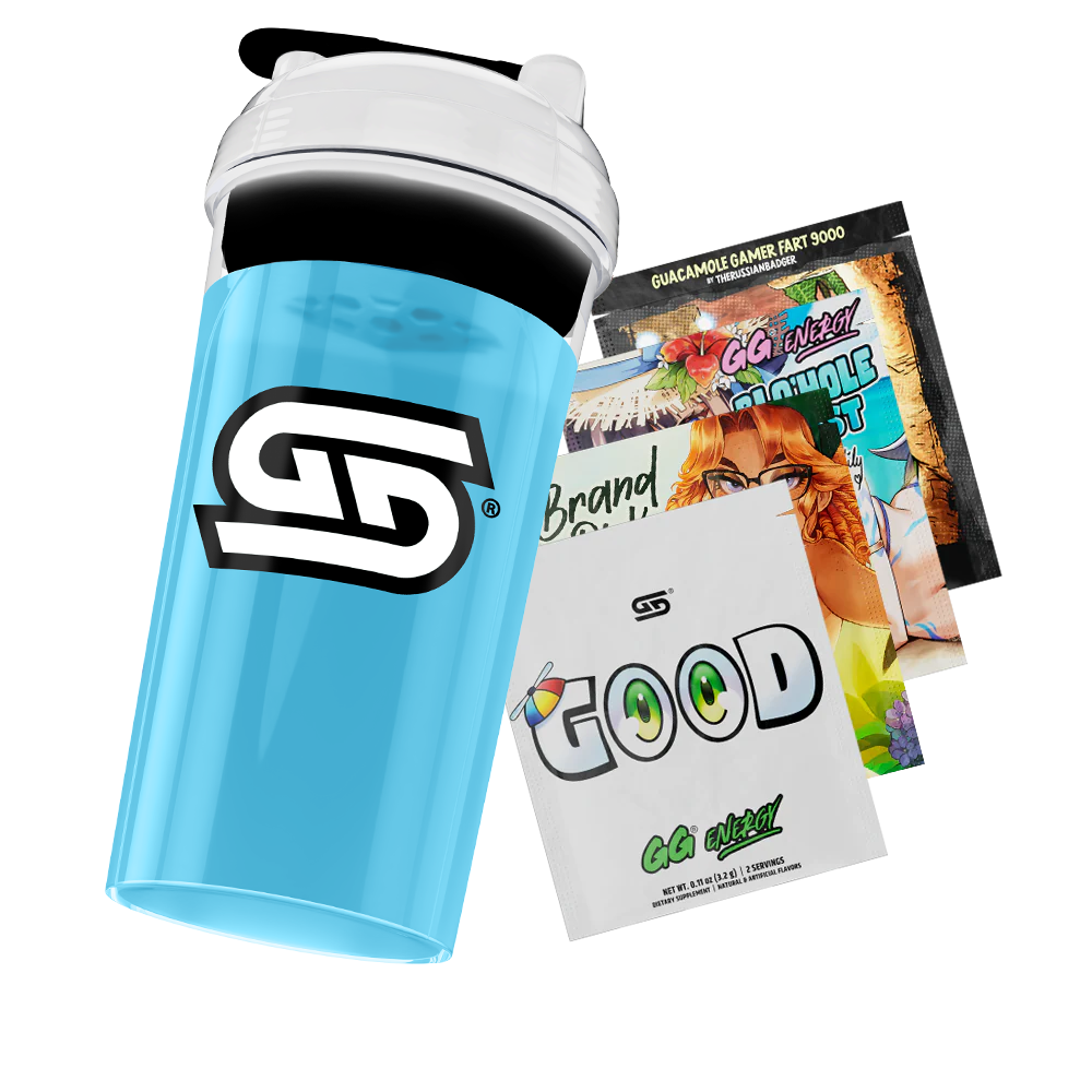 24oz Gamer Supps Shaker Clear - 1