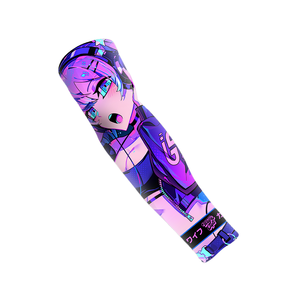 Waifu Gaming Sleeves - Rave Baby