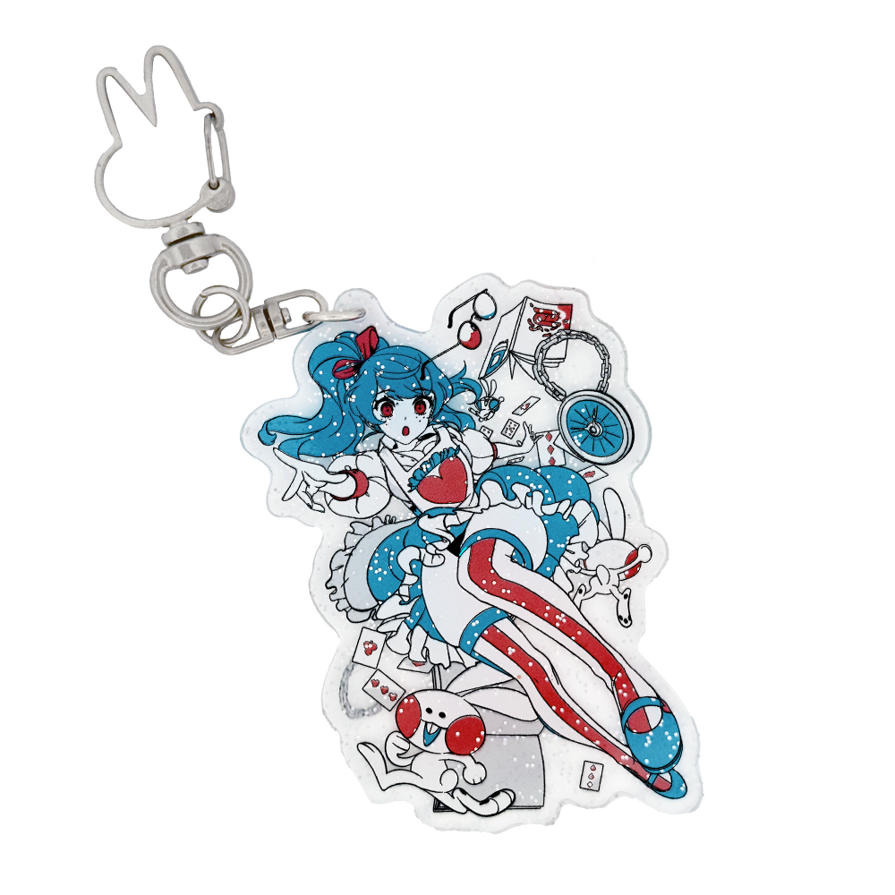Alice in Waifuland Keychain - Image 2