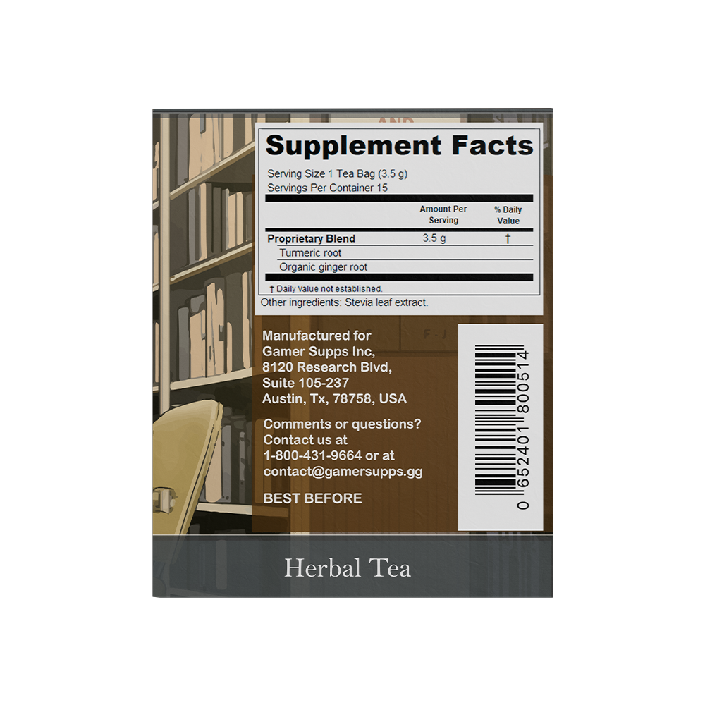 Gamer Tea - Ginger Turmeric - Image 5