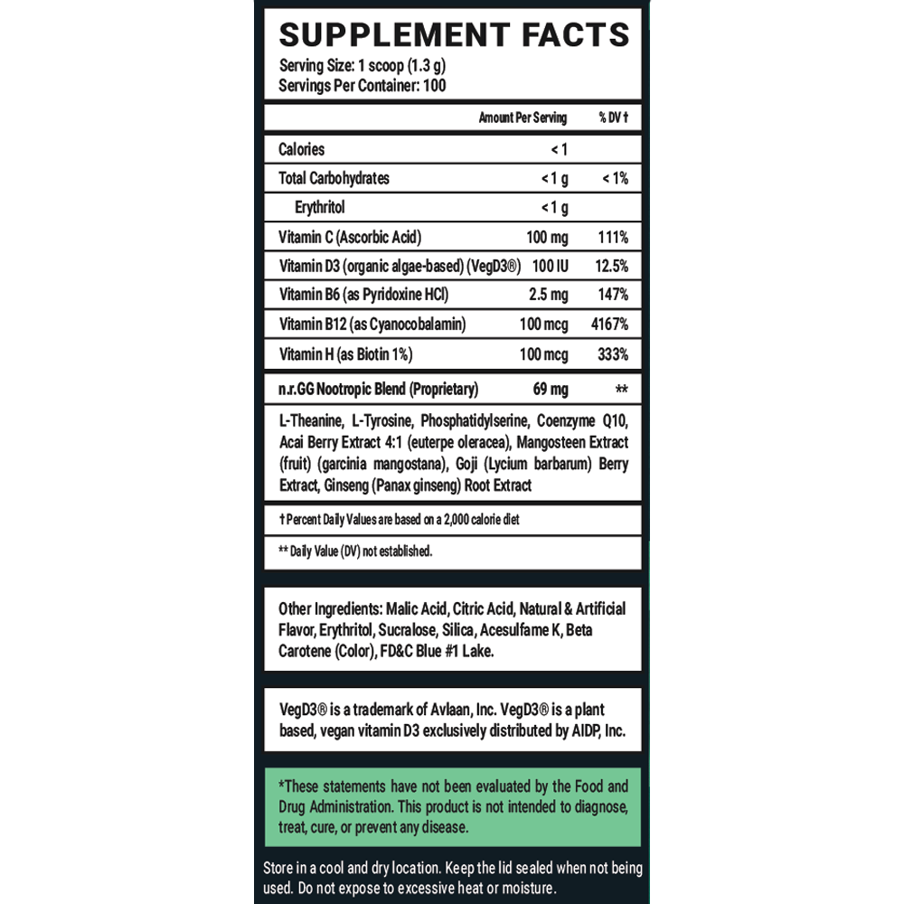 Sigma Brain Caffeine Free - 100 Servings - Image 5